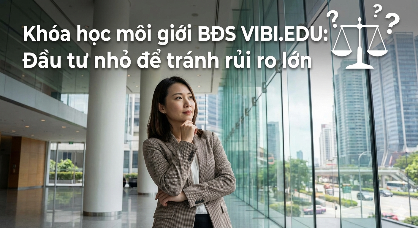 Khóa học môi giới BĐS VIBI.EDU