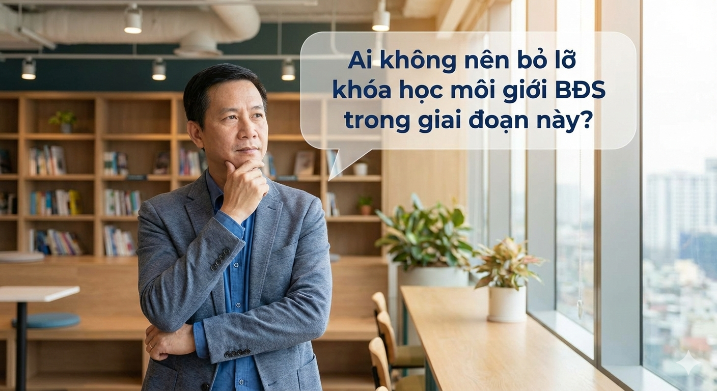 khóa học môi giới BĐS