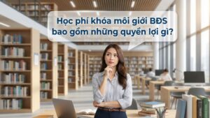 học phí khóa môi giới BĐS bao gồm những quyền lợi gì