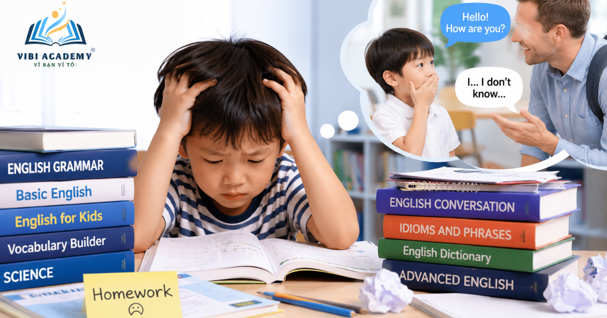 nhưng dấu hiệu học tiếng anh sai cách