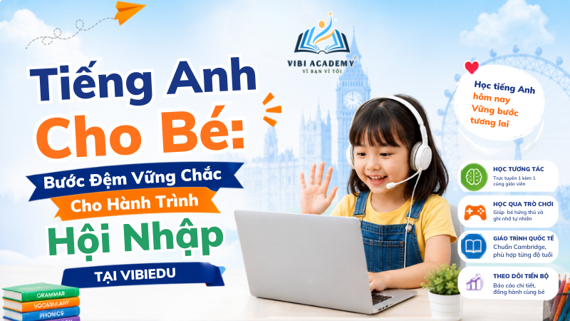 tiếng anh cho bé
